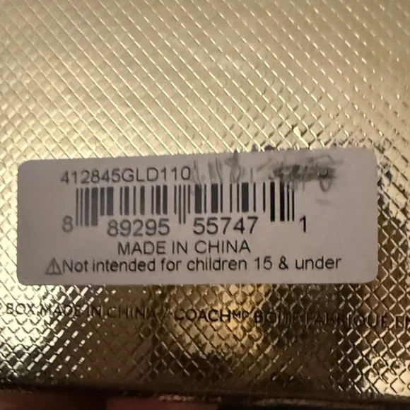 Coach Gold Necklace and Earring Set - Picture 5 of 6